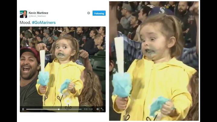 Viral Cotton Candy Girl brings the hype back for Mariners postseason