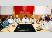 350th Martyrdom Day of Guru Tegh Bahadur JI: Minister Harjot Bains-led team reviews preparations in Malwa region Photo Source: Babushahi Bureau [ FULL VIEW ]