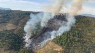 Efectivos del Plan Infoex trabajan en dos incendios forestales en Valle de la Serena y Marchagaz