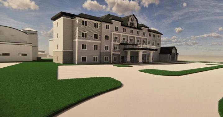 Here are the four site options for the Cear Lake Oaks Hotel