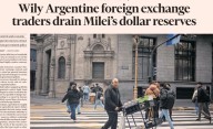 Advertencia del Financial Times: "Fracaso de Milei ha inquietado a inversores"