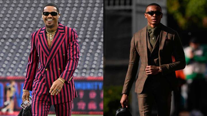 Top NFL fits & fashion: Kendrick Bourne, DeVonta Smith among best