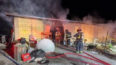 Body found at abandoned building fire in Española