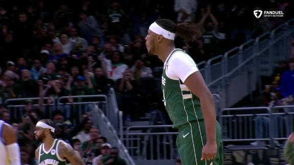 Rollins shines again as Bucks beat Warriors 120