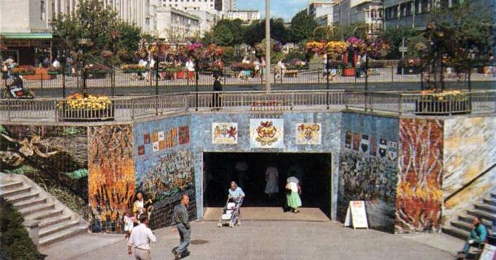Plymouth's lost subway murals now hidden treasure under Royal Parade