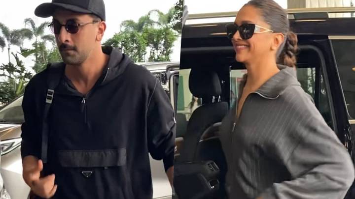 Ranbir Kapoor And Deepika Padukone's Warm Airport Hug Melts Fans' Hearts