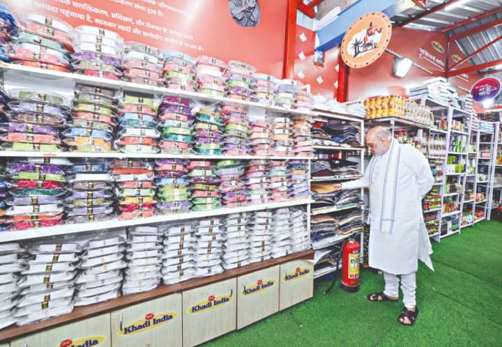 Shah urges people to buy Khadi products worth Rs 5K every year
