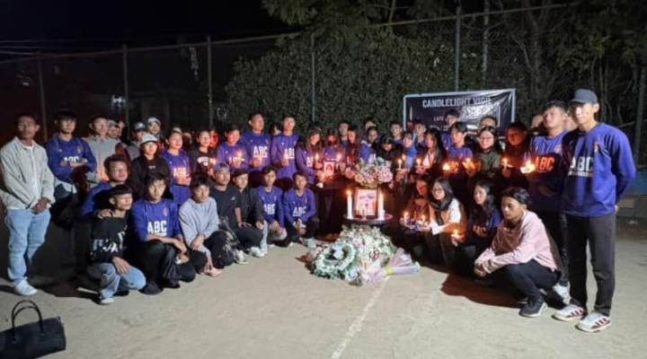 Kohima holds candlelight vigil as outrage grows over slain basketball player