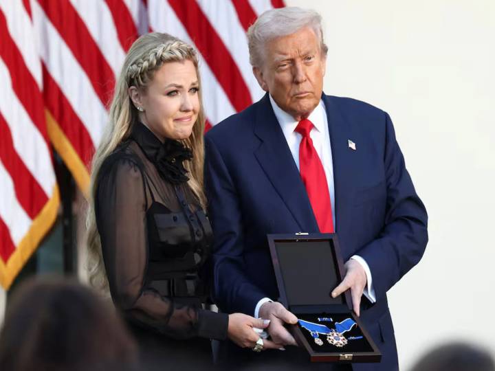 Trump honours late activist Charlie Kirk with Presidential Medal of Freedom at White House