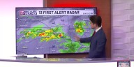 FIRST ALERT FORECAST - Another day of rain, storms, & a flood threat
