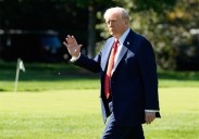 President Donald Trump visits Walter Reed for a 'semiannual physical'