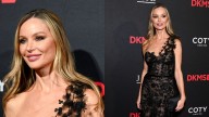 Georgina Chapman Embraces Dark Glamour in Sheer Dress at DKMS Gala