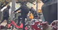 Masked Edinburgh gang on new cycle hire bikes 'use power tool in shameful act'