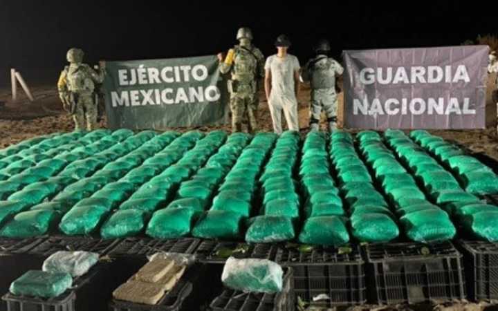Esconden en cajas de chiles, más de una tonelada de droga en Sonora