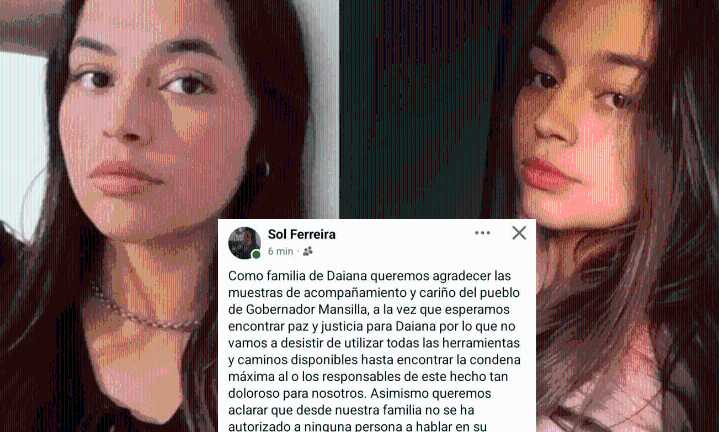 El pedido especial de familia de Daiana Mendieta tras su muerte