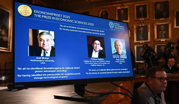 El Nobel de Economía apunta al impacto de la tecnología en el crecimiento