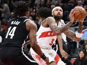 Ingram makes home debut as Raptors cut down Nets