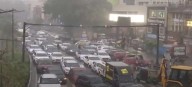 Heavy Rain Brings Bhubaneswar Traffic To A Standstill