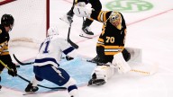 Lightning hold off Bruins to secure their 1st win of the season
