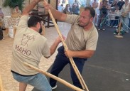 Tras el récord Guinness, carrera de relevos con palo canario a lo largo de Fuerteventura