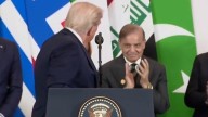 Shehbaz Sharif's Awkward Moment Caught On Camera: Pak PM Interrupts Trump’s Speech, Steps On Podium Uninvited At Egypt Summit For Gaza