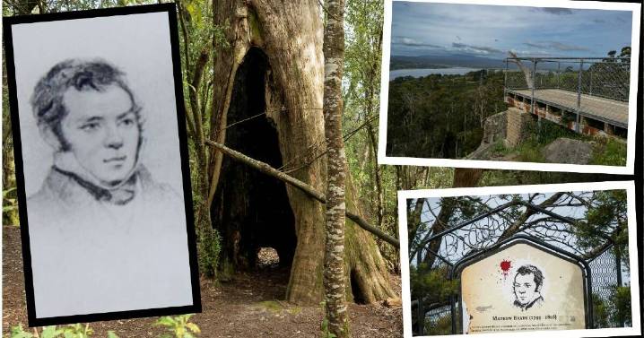 Landmarks remain 200 years after bushranger Brady roamed Tasmania