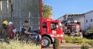 Choque de locomotoras en Parque Industrial de Hermosillo deja tres lesionados