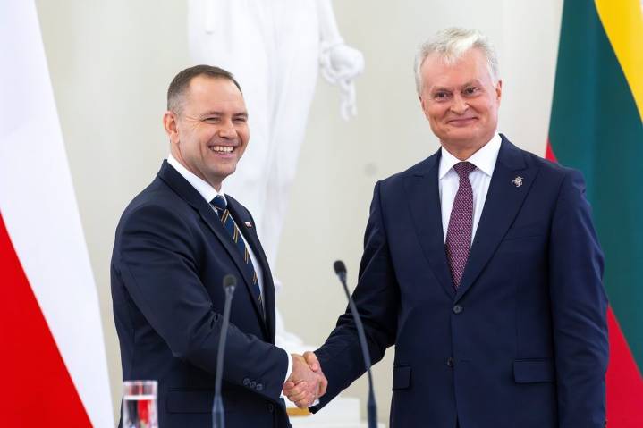 New road linking Baltic states to Poland opens at a time of tensions with Russia