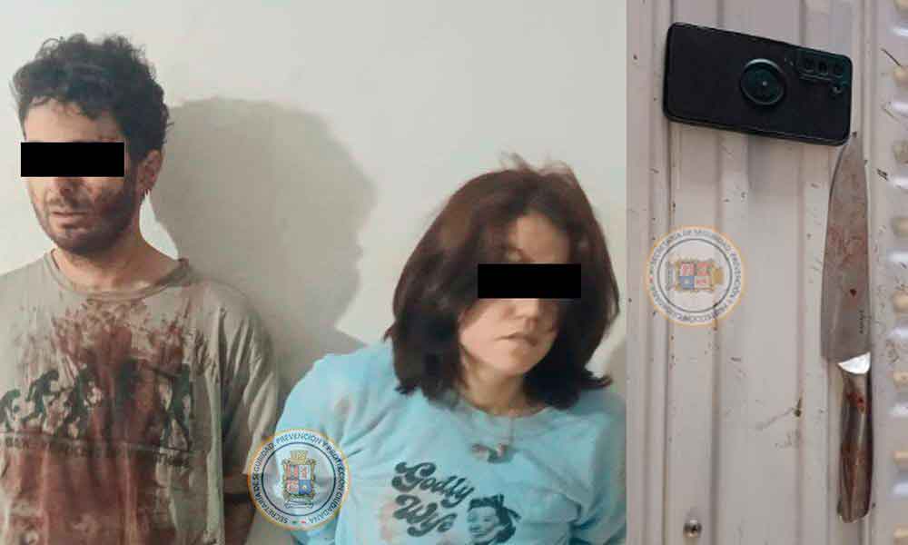 DETIENEN A PAREJA POR MATAR A UN HOMBRE CON UN CUCHILLO EN LEÓN