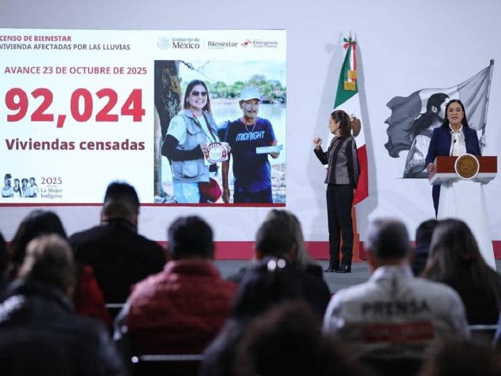 Suman más de 92 mil viviendas censadas tras lluvias; avanza entrega de apoyos, informa Ariadna Montiel
