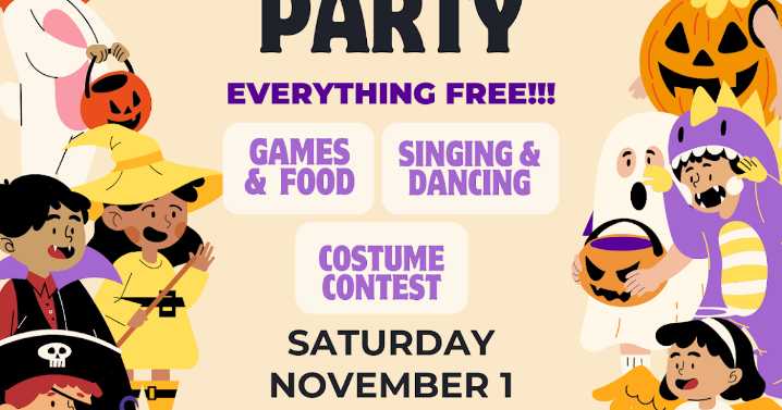 Halloween Costume Party for middle school students at the Shoreline Teen Center