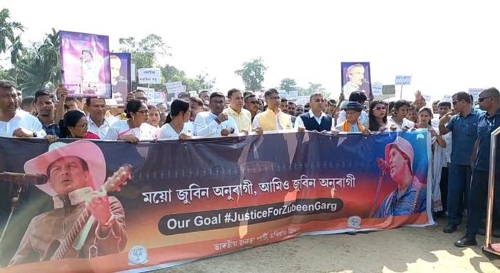 Massive Silent Rally in Morigaon Seeks Justice for Late Zubeen Garg
