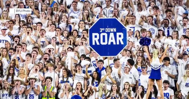 Cougar pride on full display at during BYU