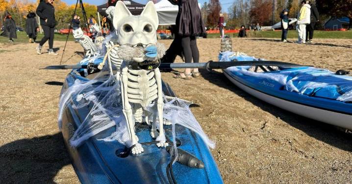 Witches and warlocks take part in 'magical' day on Fredericton lake for Halloween