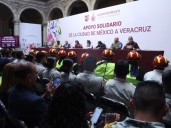 Centros de acopio, personal y vehículos: Brugada envía apoyo por lluvias a Veracruz