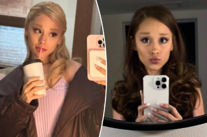 Ariana Grande back to brown hair after 3 years blond for 'Wicked'