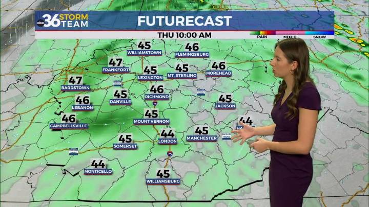 Showers stick around through Thursday before we dry out for the Halloween weekend