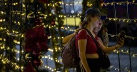 Inició la navidad en Venezuela, con un espectáculo de luces en Caracas