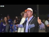 Dodger fans celebrate Game 4 win