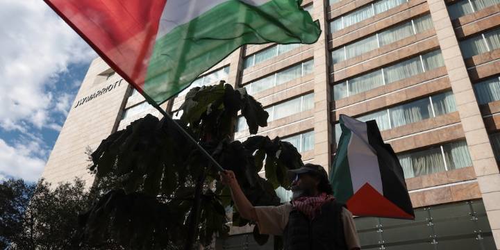 Estos son los puntos de concentración y los horarios de las movilizaciones del 7 de octubre en Bogotá para las marchas a favor de Palestina