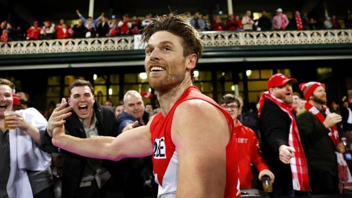 Former Sydney co-captain Dane Rampe and Jake Lloyd delisted by Swans ahead of AFL rookie draft