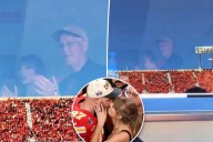 Taylor Swift avoids the cameras while cheering on Travis Kelce at Chiefs vs Raiders game