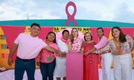 Ciudad Mujeres se ilumina de rosa en apoyo a la prevención del cáncer de mama