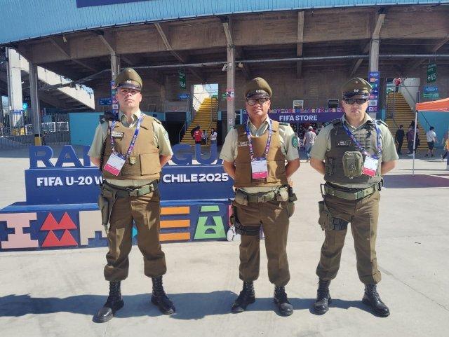 Más de mil 300 controles realizó Carabineros durante Mundial Sub20 sede Rancagua