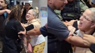 Así fue la violenta agresión de una libertaria a un fotógrafo: "Andate de mi ciudad, kukardo de mierda"
