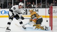 Kings top Golden Knights 6-5 in shootout, spoiling Dorofeyev's hat trick and Marner's debut