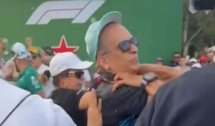 ¡No solo es en el futbol!: Fans de la Fórmula 1 protagonizan pelea en el Gran Premio de México (VIDEO)