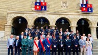 La Policía Local de Monzón reconoce a sus agentes jubilados en la celebración de su patrón