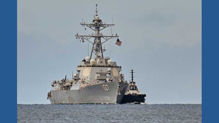 US warship docks in Trinidad and Tobago, putting more pressure on Venezuela