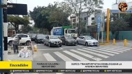 Surco: transportistas liberan las avenidas Ayacucho y Benavides tras bloqueo que causó gran congestión